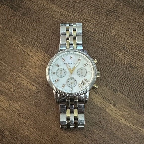 Michael Kors Two-Tone Chronograph Watch - Picture 1 of 2